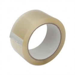 Taśma pakowa hot-melt transparentna 48mm 66y
